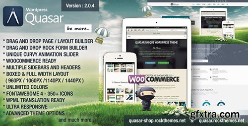 ThemeForest - Quasar v2.0.4 - Wordpress Theme with Animation Builder - 6126939