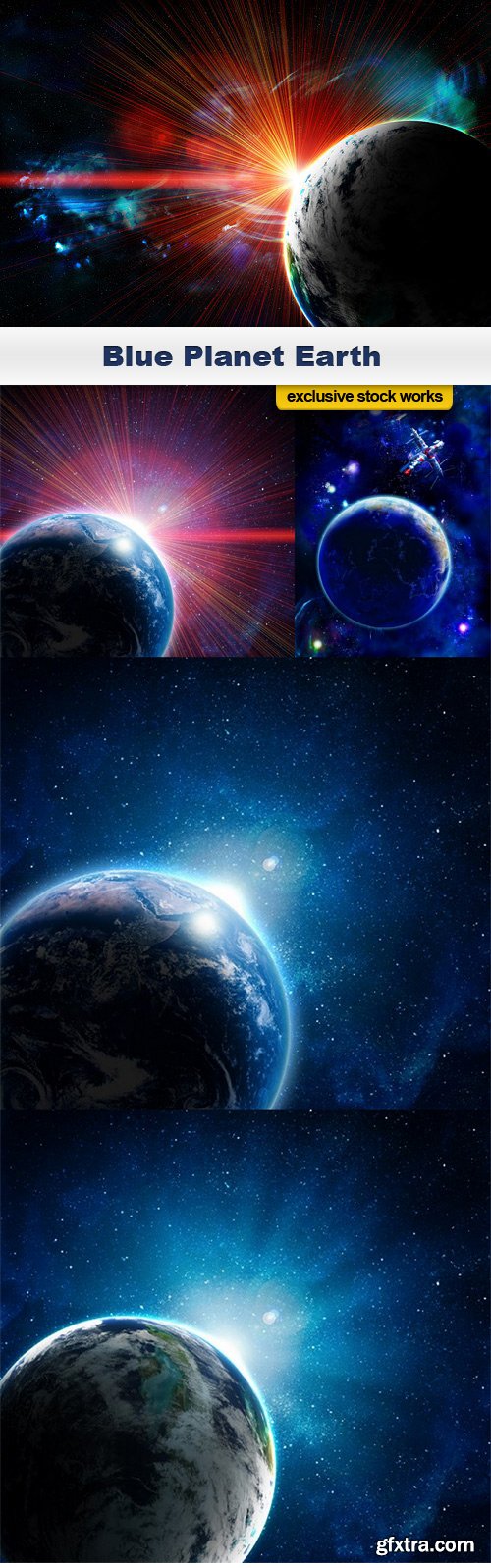 Blue Planet Earth - 5 UHQ JPEG