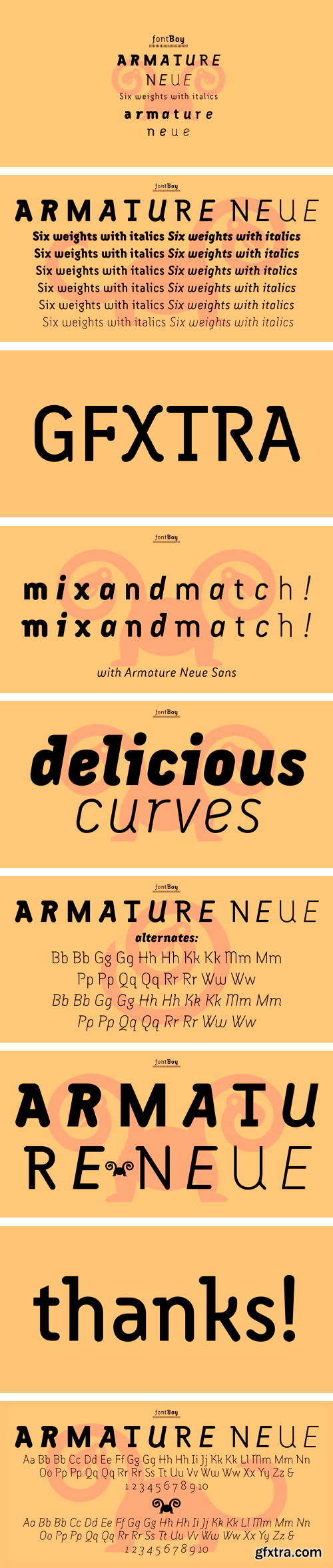 Armature Neue Font Family