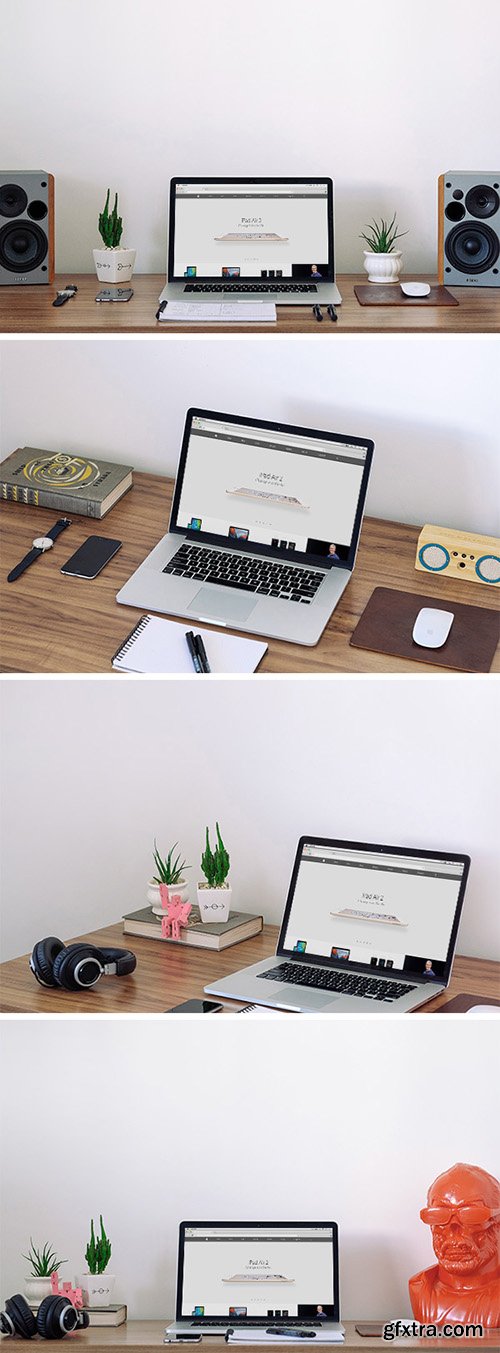 PSD Mock-Up's - MacBook Workspace 2015