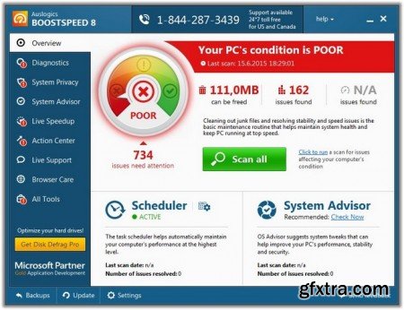 Auslogics BoostSpeed v8.0.0 DC 23.06.2015 Portable