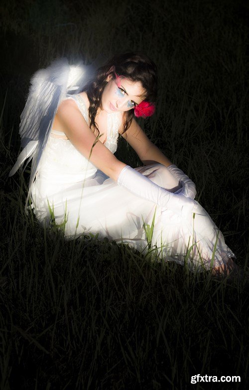 Angel in Sunrise Light - 5 UHQ JPEG