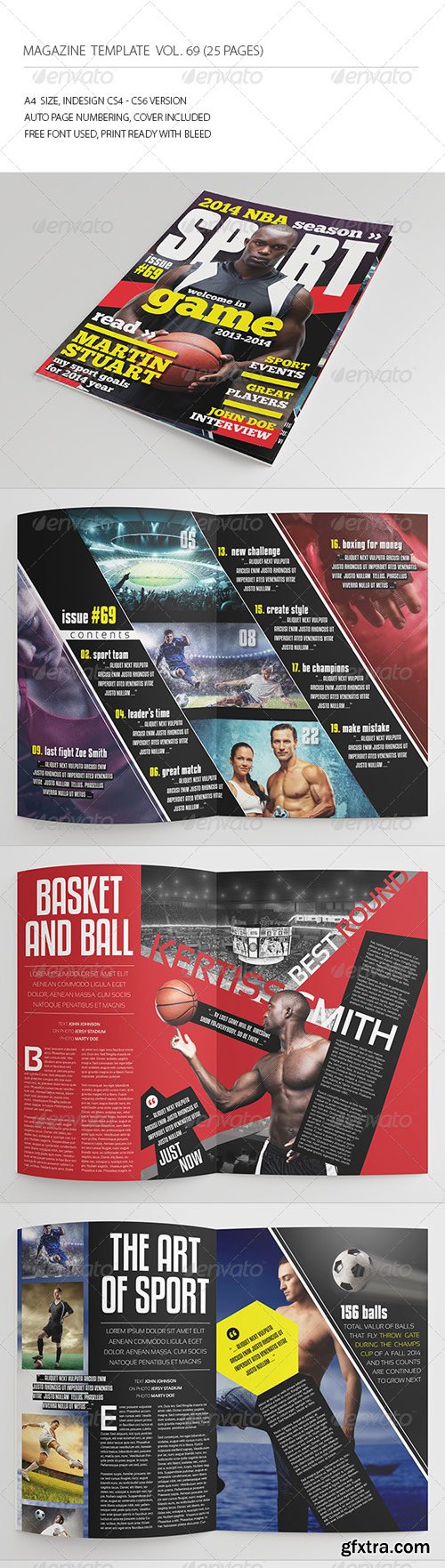 GraphicRiver - 25 Pages Sport Magazine Vol69 - 8521156