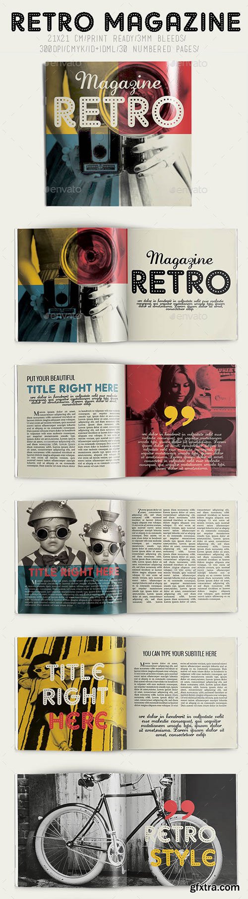 GraphicRiver - Retro Magazine - 8815658