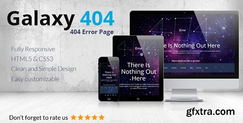 ThemeForest - Galaxy404 v1.0 - Responsive 404 Template - 7687443