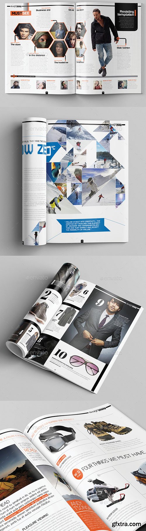 GraphicRiver - Magazine Template - InDesign 40 Page Layout V6 - 10374588