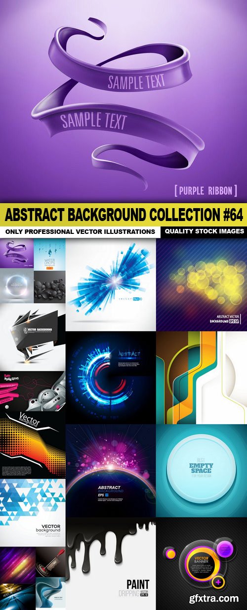 Abstract Background Collection #64 - 20 Vector