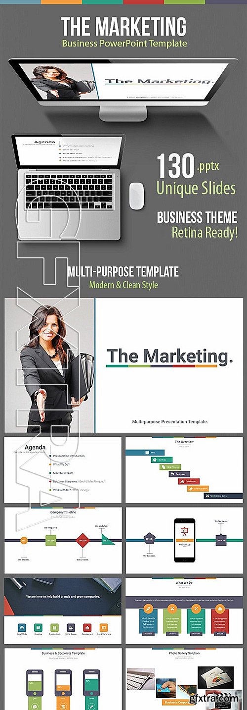 GraphicRiver - The Marketing - Business Powerpoint Template 11740170