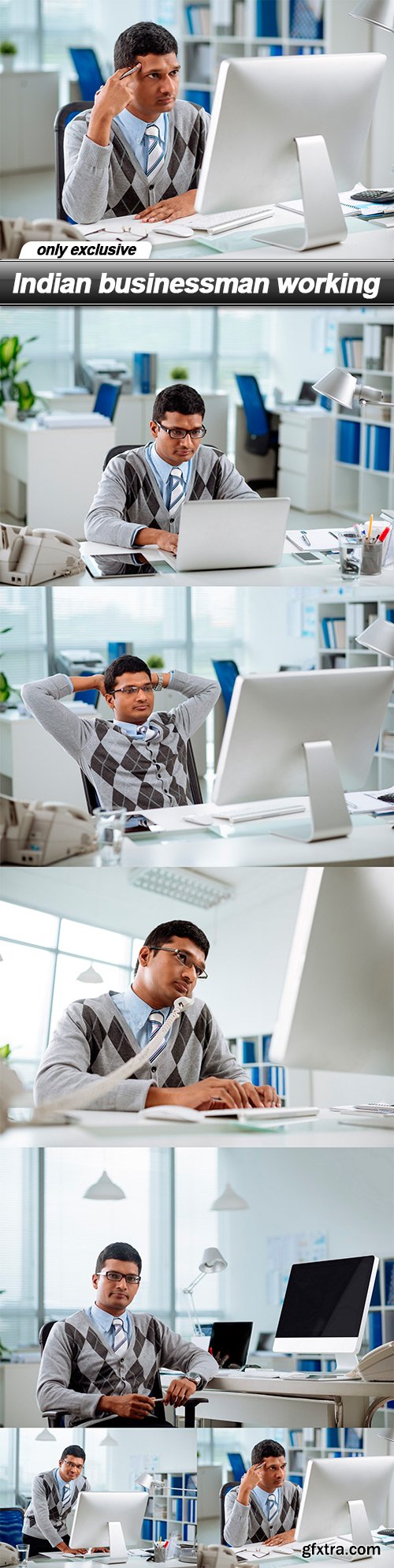 Indian businessman working - 6 UHQ JPEG