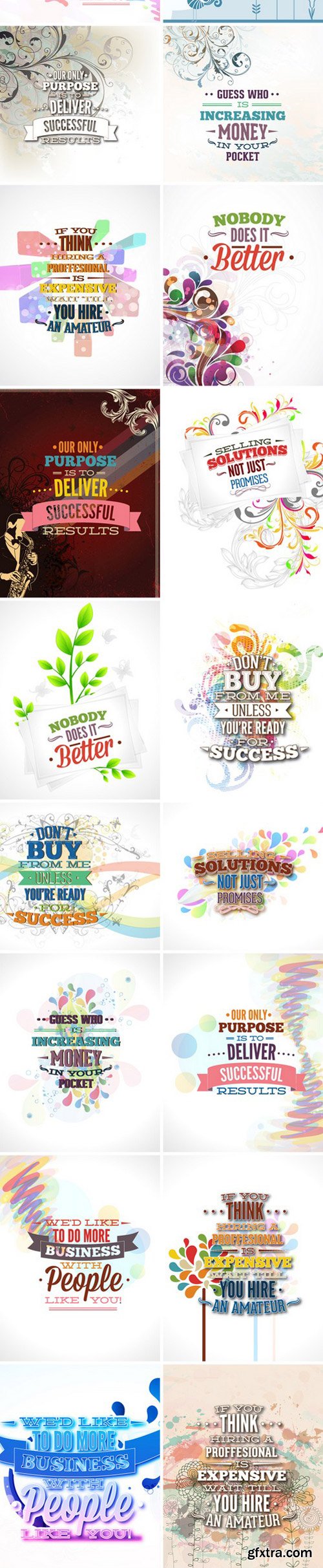 Sales Slogan Vector Illustrations