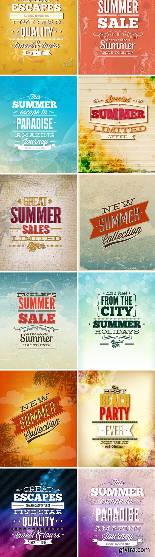 Summer Vector Illustrations