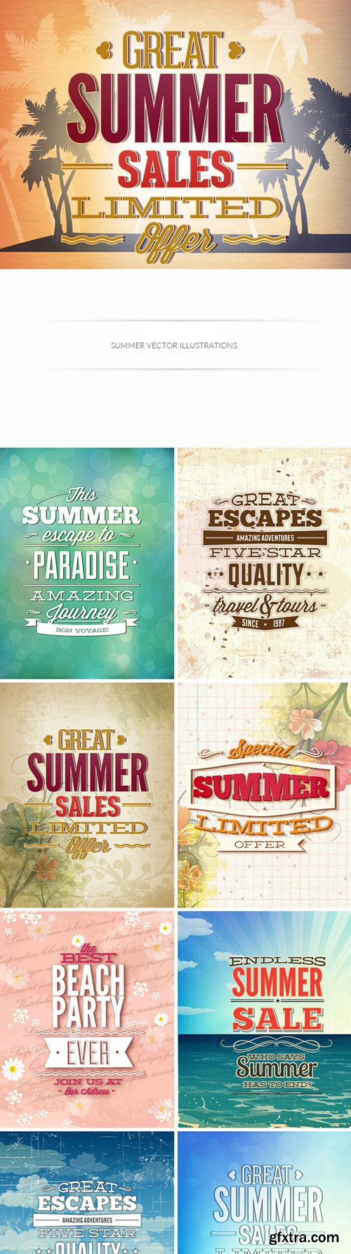 Summer Vector Illustrations