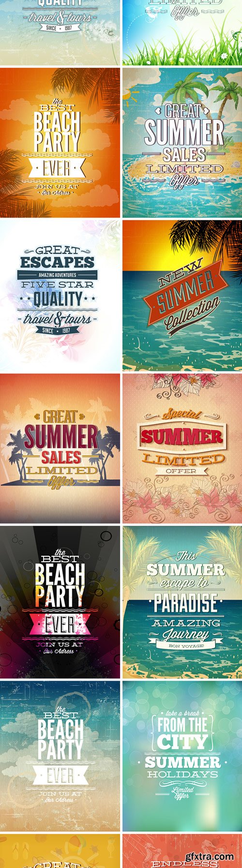 Summer Vector Illustrations