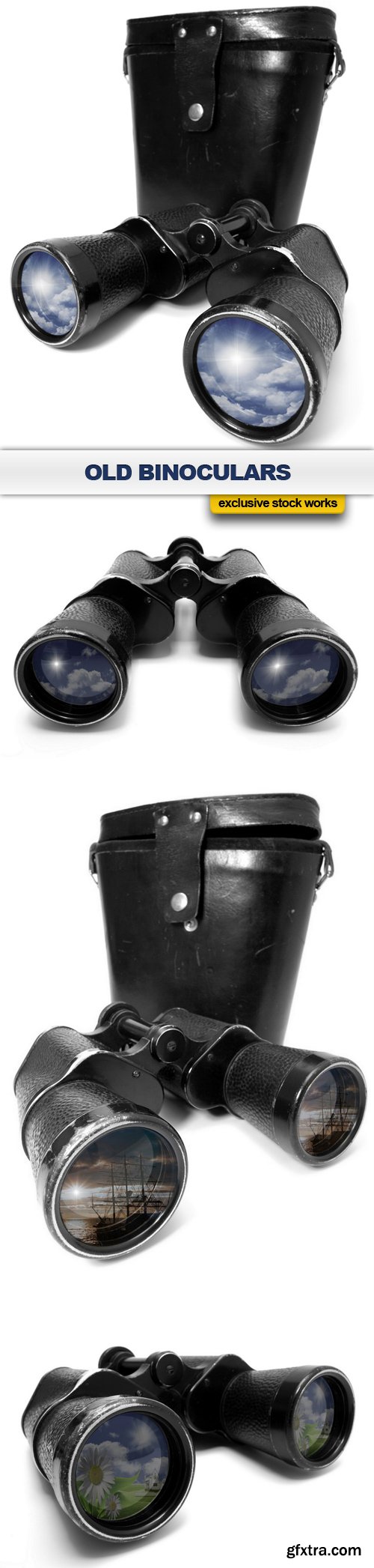 Old Binoculars - 4 UHQ JPEG