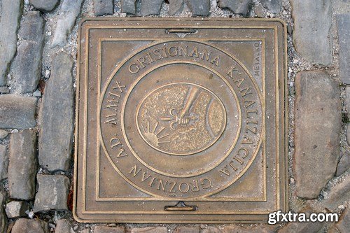 Manhole Cover - 5 UHQ JPEG