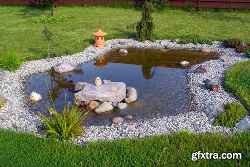 Collection of landscape design garden pond decoration 25 HQ Jpeg