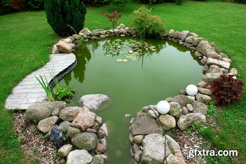 Collection of landscape design garden pond decoration 25 HQ Jpeg