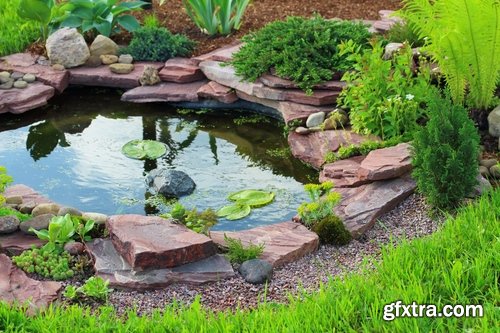 Collection of landscape design garden pond decoration 25 HQ Jpeg