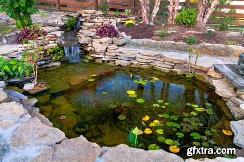 Collection of landscape design garden pond decoration 25 HQ Jpeg