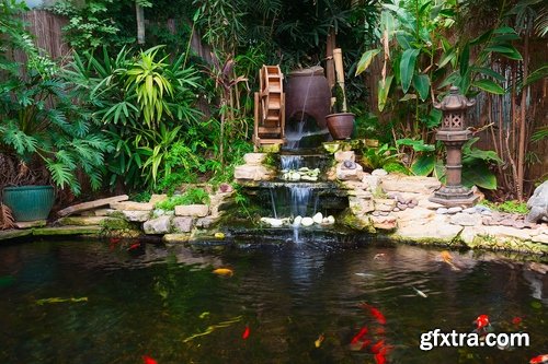 Collection of landscape design garden pond decoration 25 HQ Jpeg