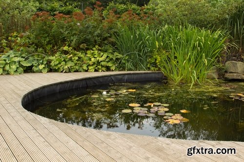 Collection of landscape design garden pond decoration 25 HQ Jpeg