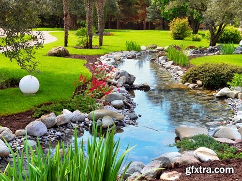 Collection of landscape design garden pond decoration 25 HQ Jpeg