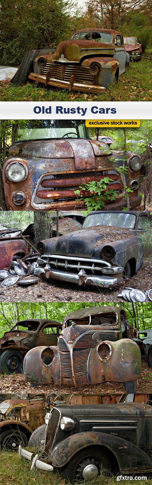 Old Rusty Cars - 5 UHQ JPEG