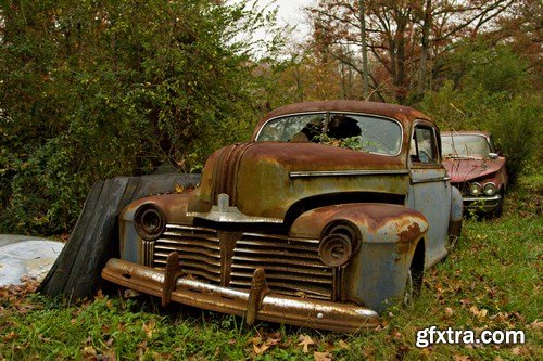 Old Rusty Cars - 5 UHQ JPEG