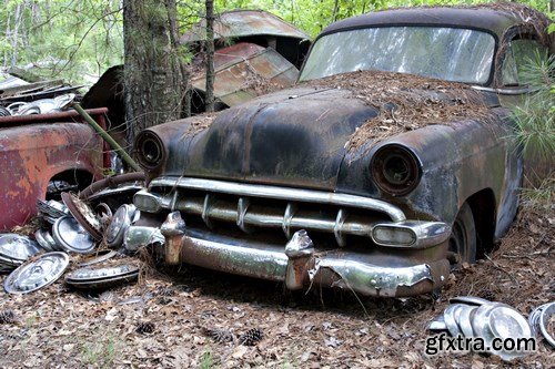 Old Rusty Cars - 5 UHQ JPEG