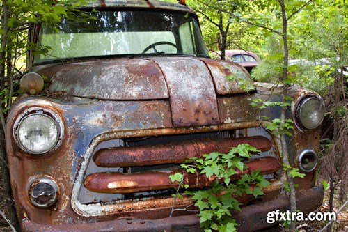 Old Rusty Cars - 5 UHQ JPEG