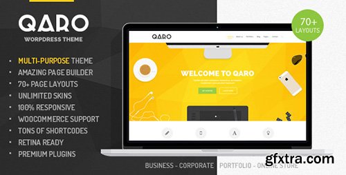 ThemeForest - Qaro v1.1.2 - Responsive Multi-Purpose WP Theme - 11481304