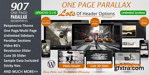 ThemeForest - 907 v3.1.14 - Responsive WP One Page Parallax - 4087140