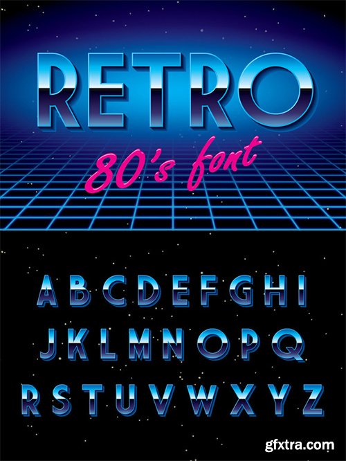 CM Retro disco font 304327