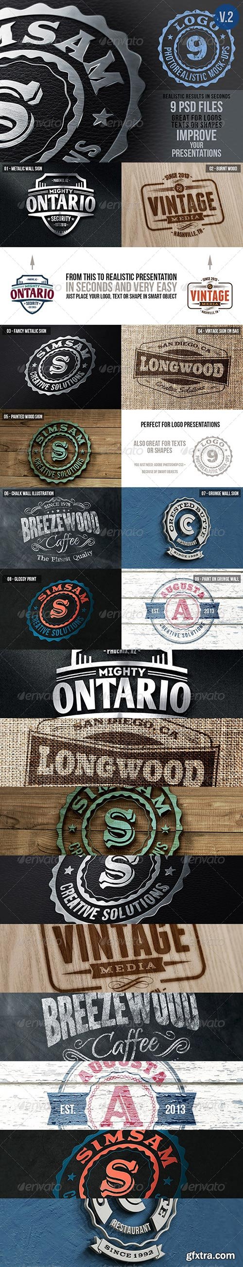 GraphicRiver - Photorealistic Logo Mock-Ups Vol.2