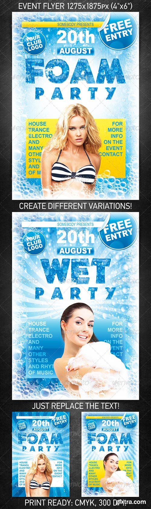 GraphicRiver - Foam Party Flyer