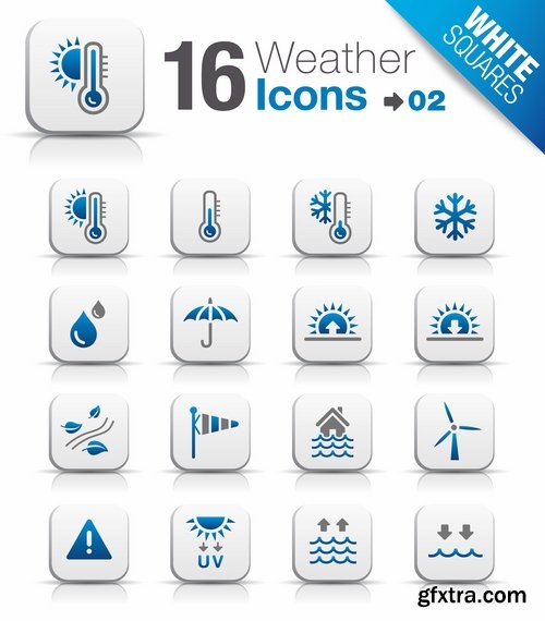 Collection of vector image various flat icons on various subjects #3-25 Eps