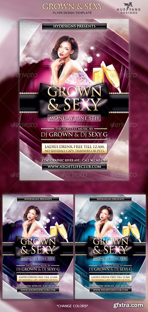 GraphicRiver - Grown and Sexy Flyer