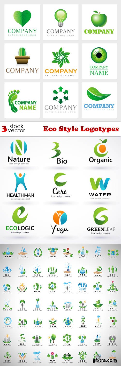 Vectors - Eco Style Logotypes