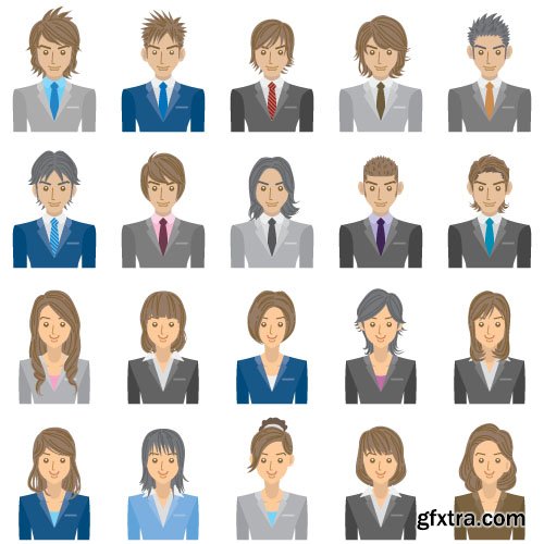 People Vector Set - 15x EPS