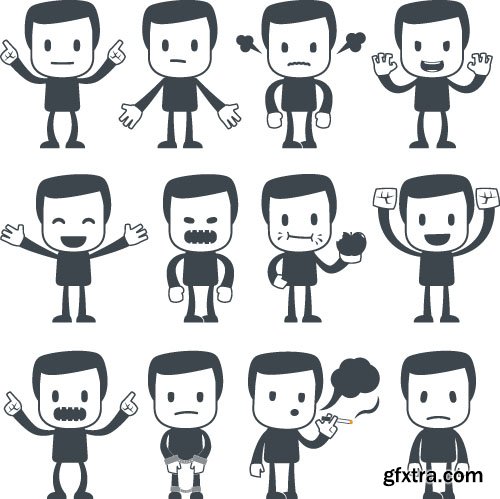 People Vector Set - 15x EPS