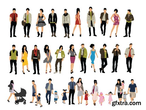 People Vector Set - 15x EPS