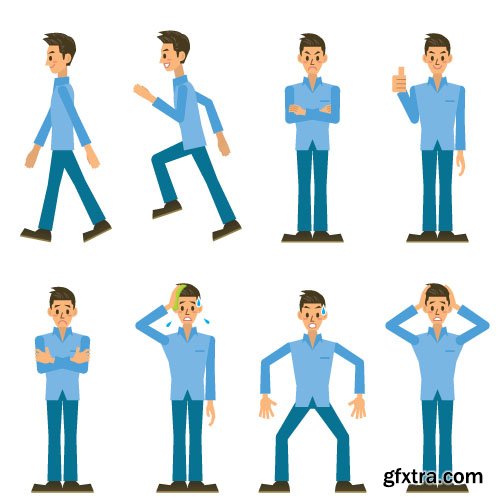 People Vector Set - 15x EPS