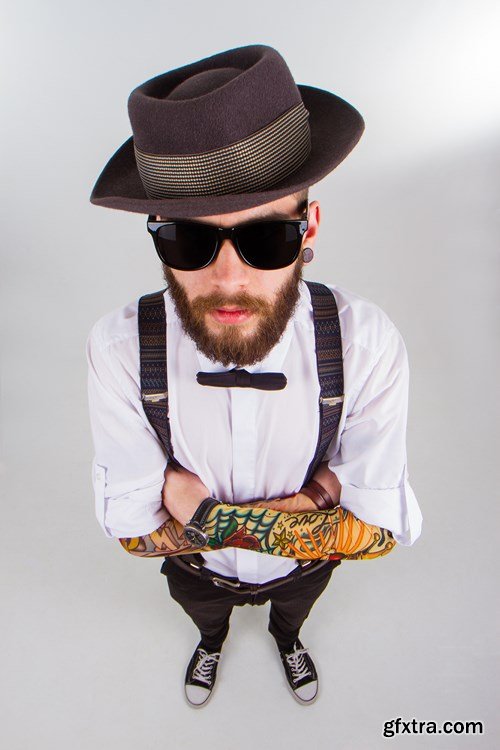 Stylish Hipster Man - 25x UHQ JPEG