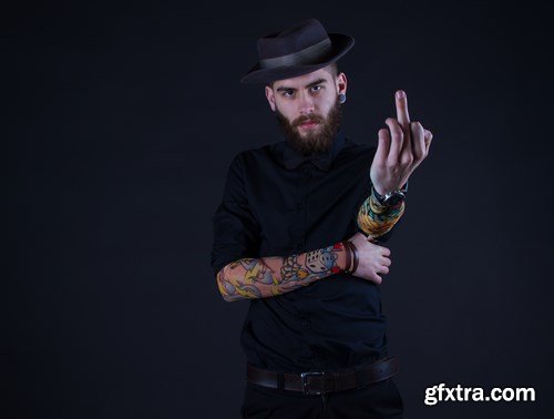 Stylish Hipster Man - 25x UHQ JPEG