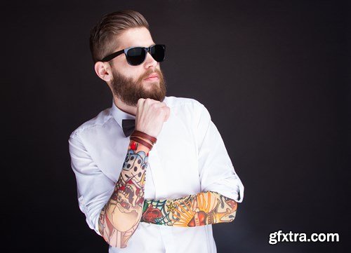 Stylish Hipster Man - 25x UHQ JPEG