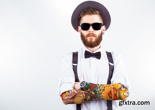 Stylish Hipster Man - 25x UHQ JPEG