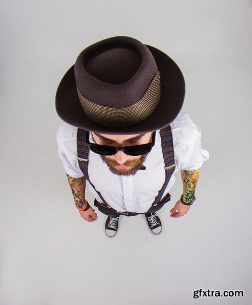 Stylish Hipster Man - 25x UHQ JPEG