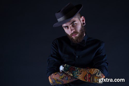 Stylish Hipster Man - 25x UHQ JPEG