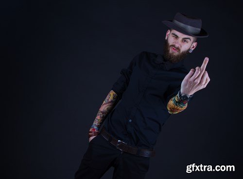 Stylish Hipster Man - 25x UHQ JPEG