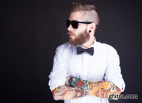 Stylish Hipster Man - 25x UHQ JPEG